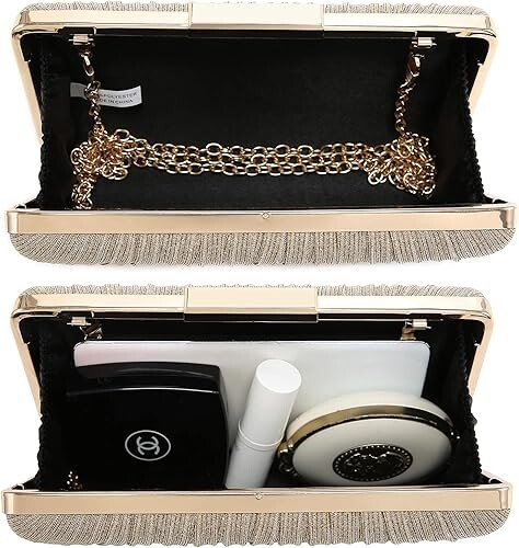 Damen Abend Clutch Geldbörsen formell Party Hochzeit Geldbörsen Cocktail Abschlussball Handtasche - Bild 4 von 30
