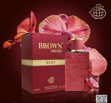 Brown Orchid RUBY by Fragrance World | Eau De Parfum - 80ml | Woman