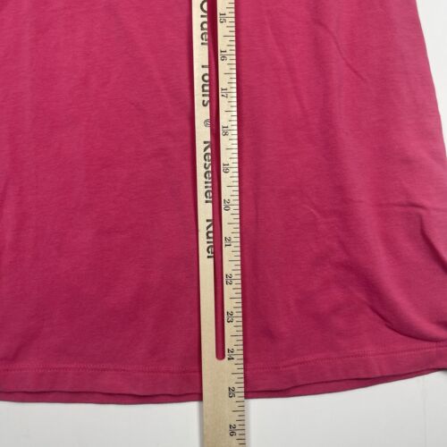 Nautica Damen rosa kurzärmeliges Logo T-Shirt Oberteil Größe M - Bild 4 von 9