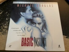 Laserdisc "Basic Instinct" Widescreen Movie Michael Douglas