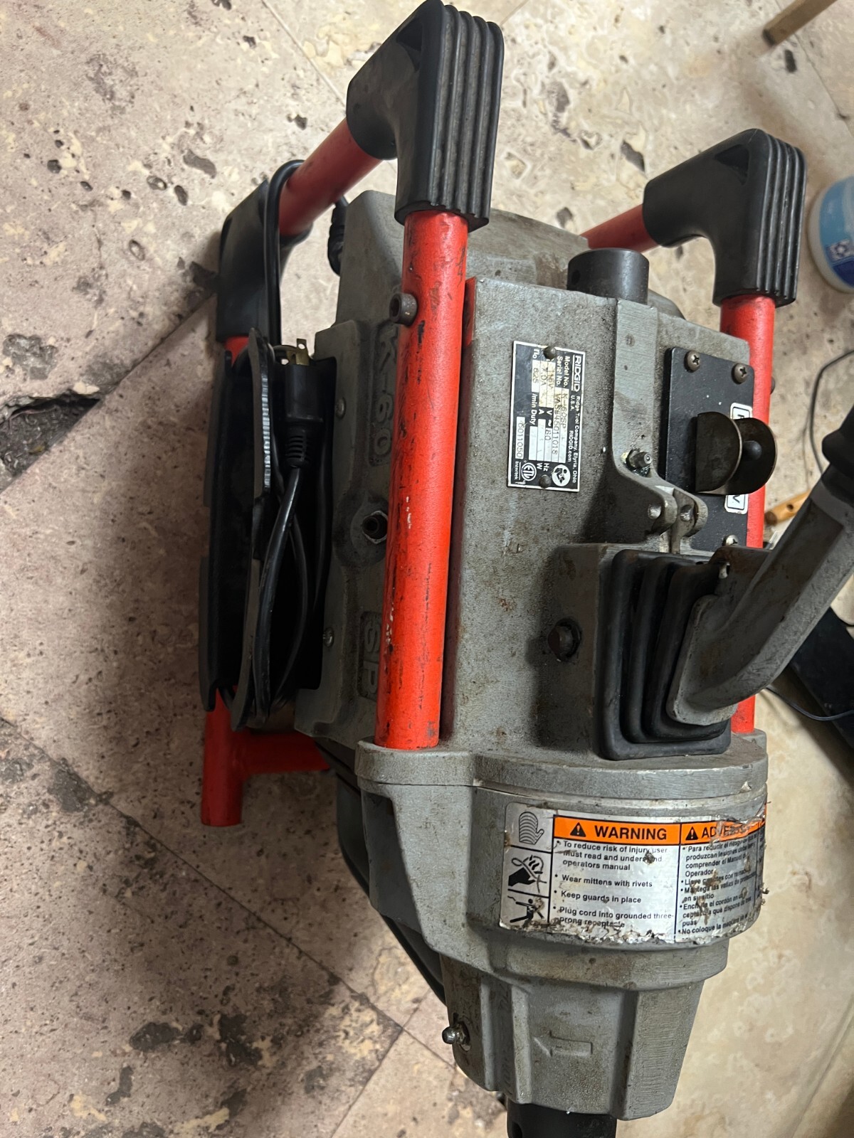 RIDGID K60SP Compact Sectional Drain Cleaning Machine Tool Only eBay