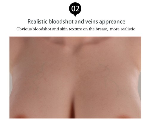 Piqueros falsos de silicona suave Dokier con venas inyectadas en sangre - Imagen 5 de 12