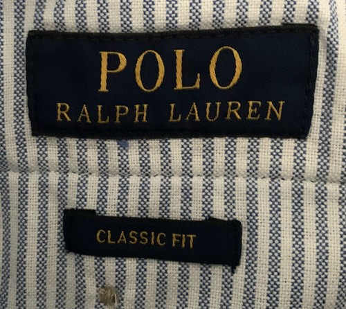 Polo Ralph Lauren Classic Fit Flat Front Chino Pants Blue Preppy Mens 33 x 30 - Picture 3 of 5