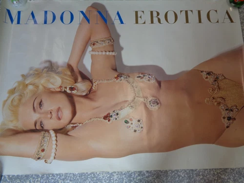 MADONNA EROTICA MUSIC POSTER VINTAGE 1992 Sire Records