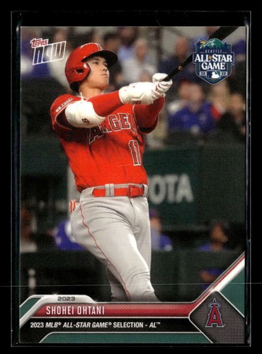 2023 Topps Now MLB All-Star Game Selections Shohei Ohtani Green #ASG-SO FX8043