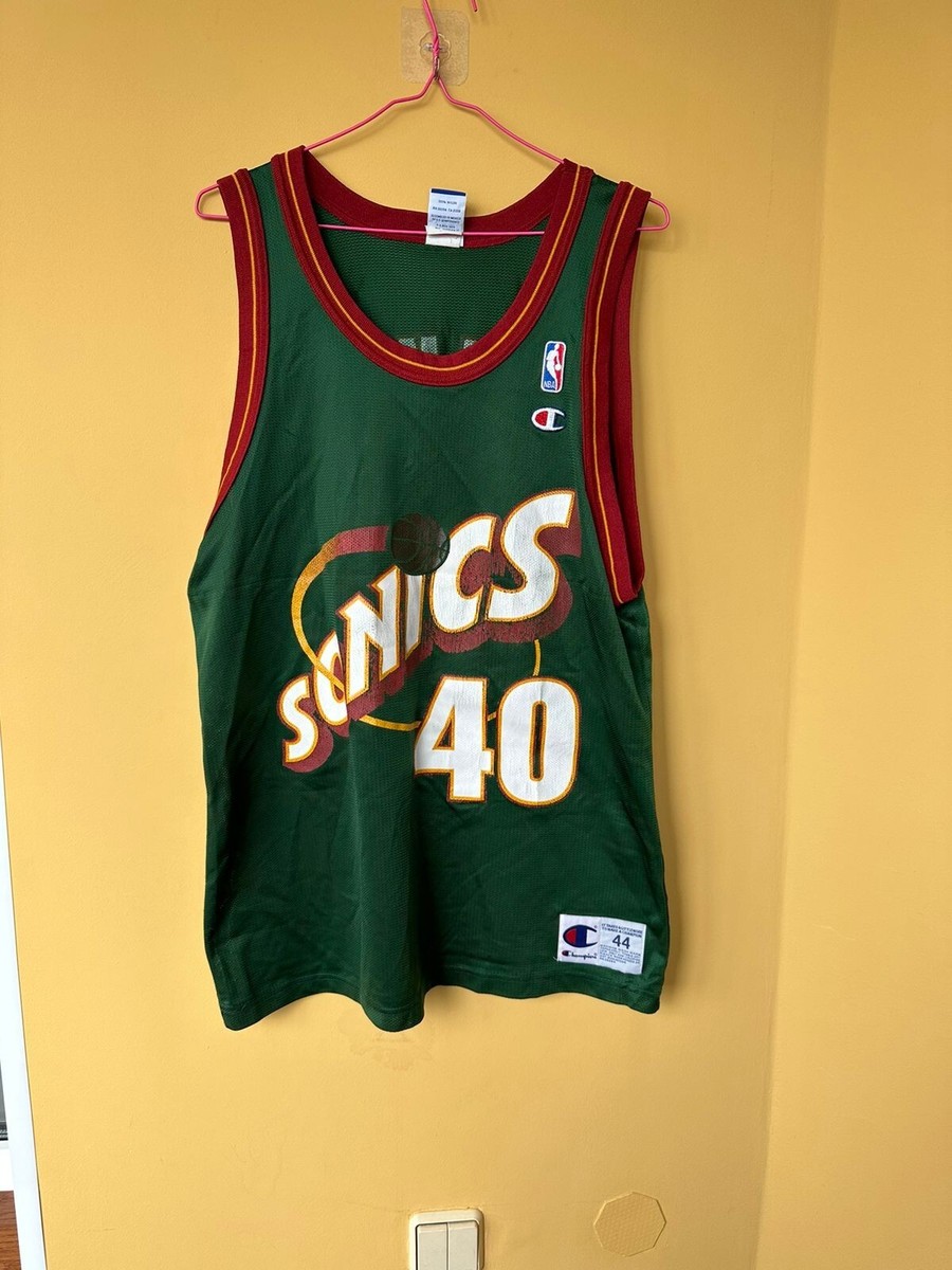 Vintage Shawn Kemp #40 Champion Seattle Super Sonics NBA