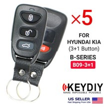 5x Keydiy Kd Universal Remote Key For Hyundai Kia B-series 4 Buttons B09-31