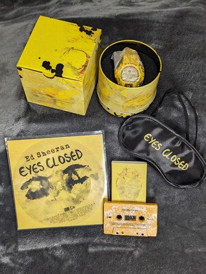Ed Sheeran Subtract G Shock Watch, Fans First Cassette, Flexidisc, Sleep Mask