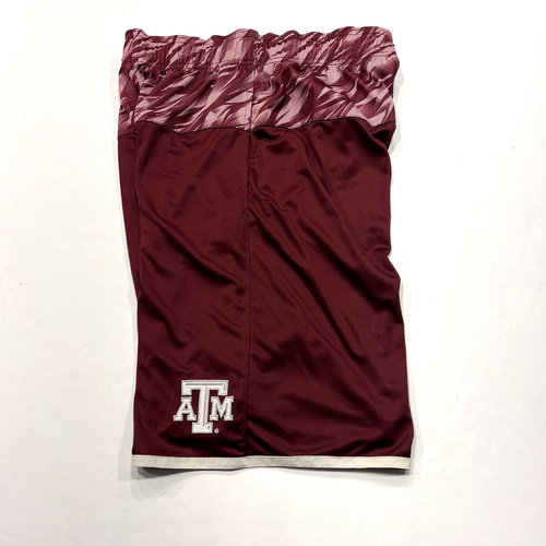 Texas A&M Shorts YOUTH BOYS Large (14/16) x 10" Maroon Adidas Amped Basketball - Picture 8 of 11