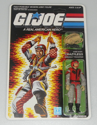 GI Joe Vintage – Crazylegs (v1) – Hasbro 1987 – Figurine Occasion