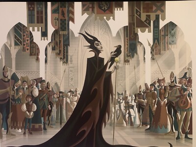 Maleficent Print by GEORGE CALTSOUDAS