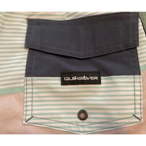 NWT Quiksilver Surfsilk Tijuana 17" Boardshorts in beach glass size 25/10 - Picture 11 of 11