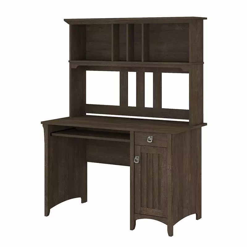 Salinas computer desk with cheap hutch