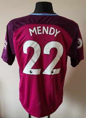 Manchester City 2017 - 2018 Away football Nike shirt #22 Mendy