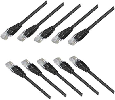 5 x 1,8m Netzwerkkabel Patchkabel Ethernet LAN DSL Patch Kabel Gigabit CAT5e
