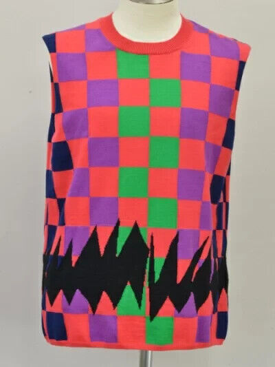 OMME des GARCONS HOMME PLUS 23SS Block Check Knit Vest Size OMME des GARCONS HOMME PLUS 23SS Block Check Knit Vest Size