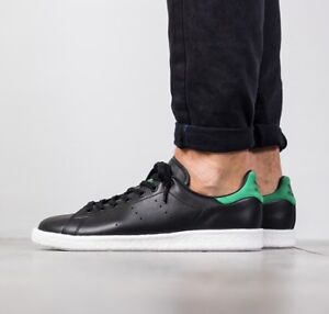 stan smith boost black green