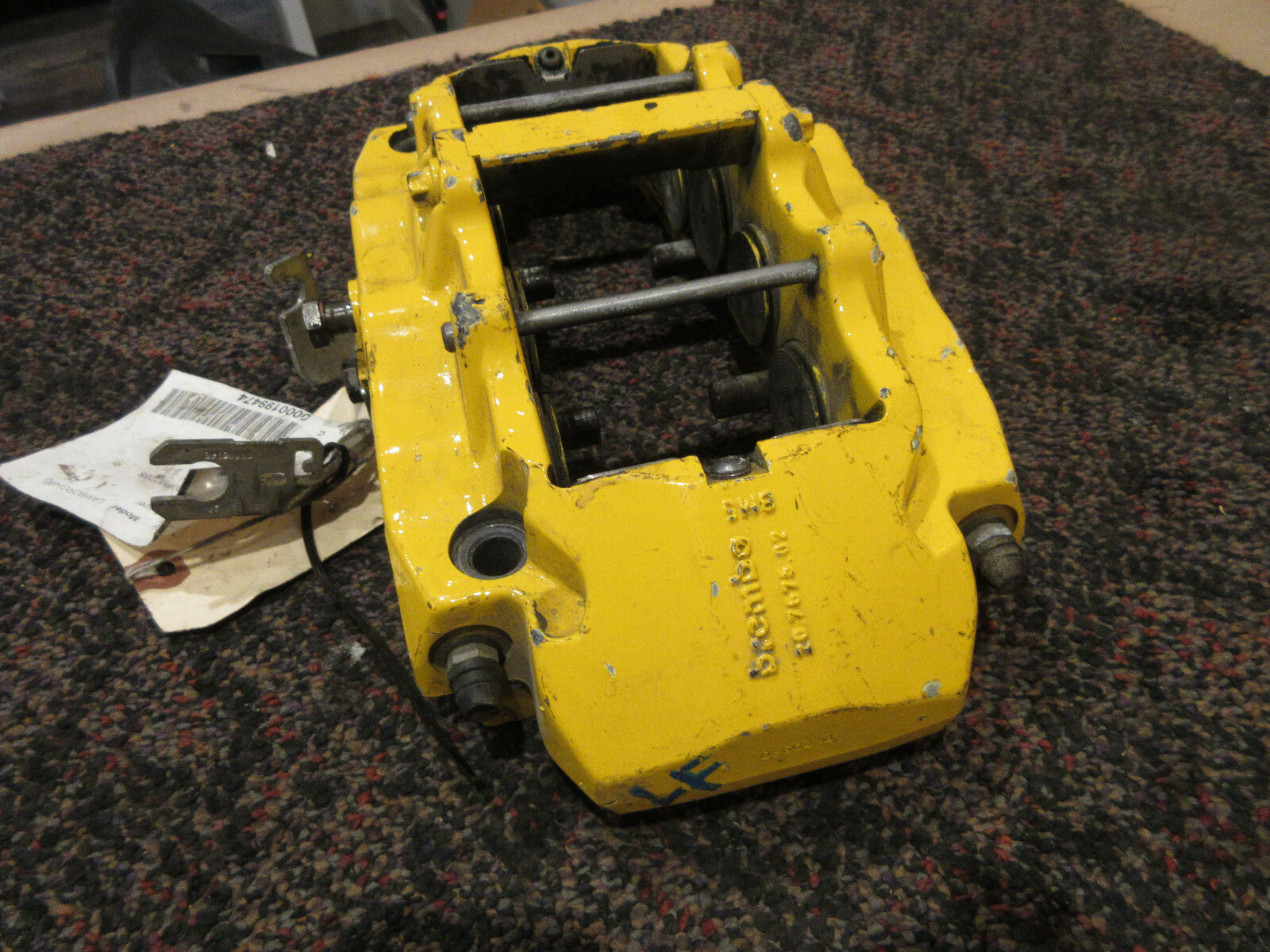 Lamborghini Gallardo LH Left Front Brake Caliper Yellow 400615105 S