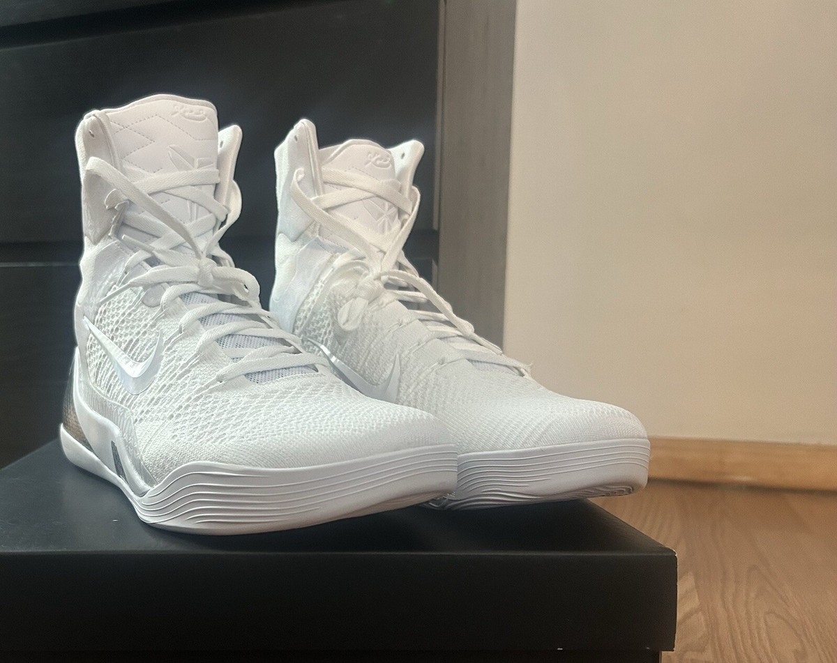 Nike Kobe 9 Elite High Protro “Halo” Size 12 White FZ7335 Nike Kobe 9 Elite High Protro “Halo” Size 12 White FZ7335