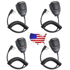 4X Shoulder Speaker Microphone For Baofeng UV-5R BF-888S UV-5R+ PLUS UV-32 Radio