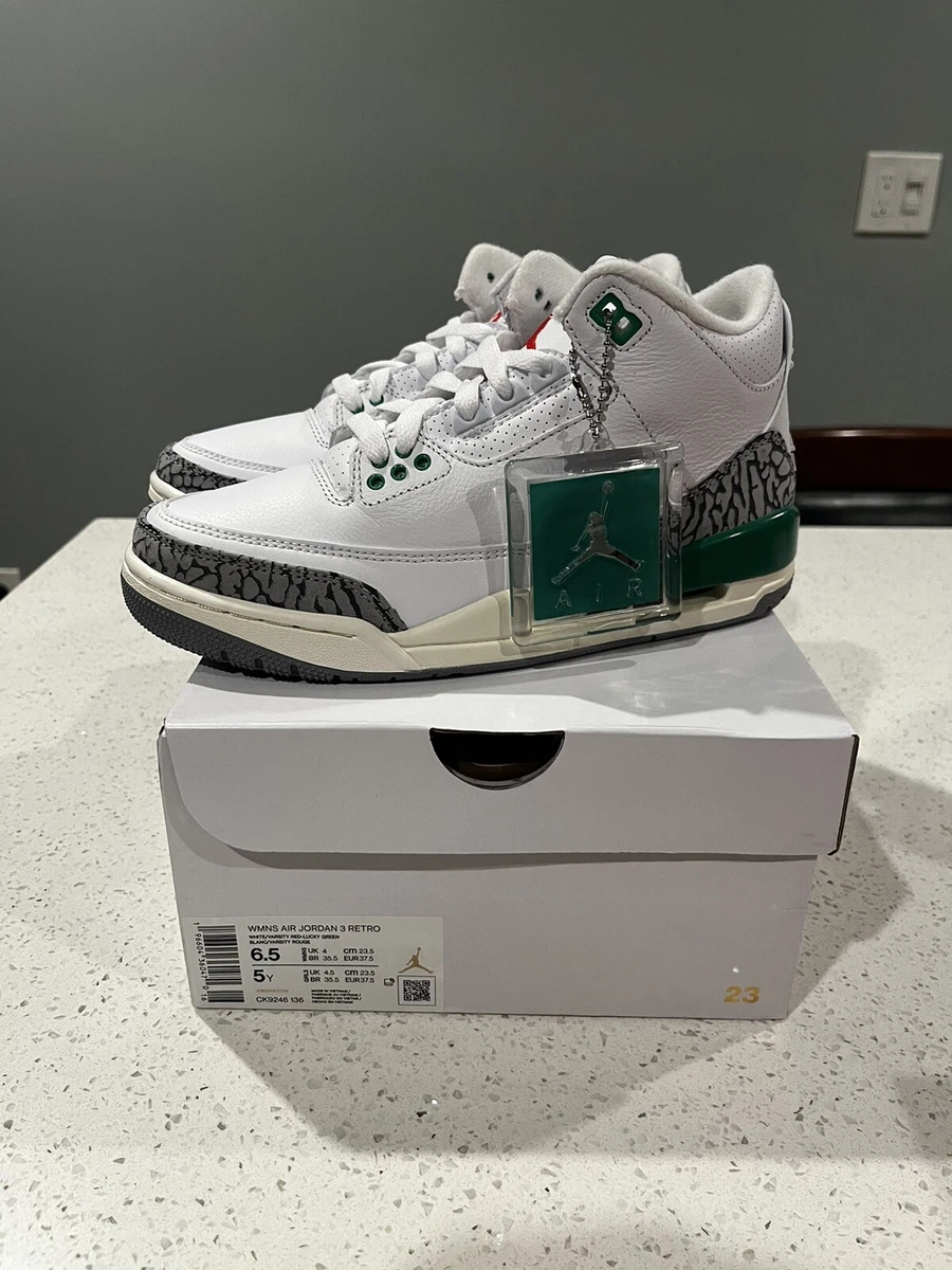 Air Jordan 3 Lucky Green Size 6.5W 2023 - BRAND NEW - IN HAND SAME DAY SHIP