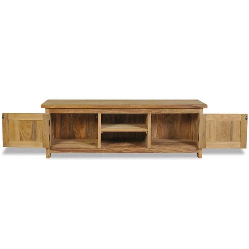 Wooden TV Cabinet Home Entertainment Unit Stand Cupboard Shelf Storage Furniture - Picture 5 of 8
