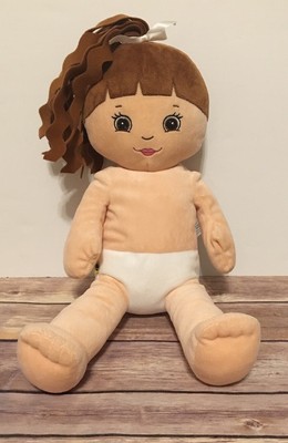 Build A Bear Honey Girl Doll 17 Plush Friends Brown Hair White