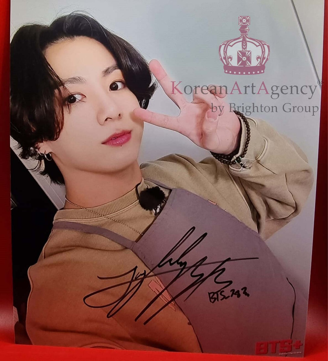 BTS NO MORE DREAM ポニカ　ジョングクJUNGKOOK サイン BTS Jungkook 10inches Autograph | eBay