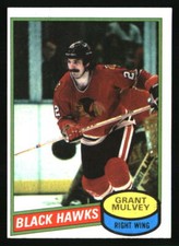 Grant Mulvey 1980 Topps #212  Hockey Card