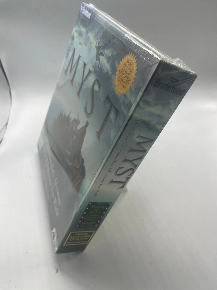 Myst CD-ROM Windows 95 Big Box PC Game 1996 Broderbund - NEW & SEALED - Image 2 of 4