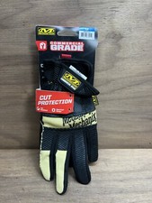 MECHANIX WEAR Medium Black Synthetic Leather Gloves,Cut Protection MEDIUM