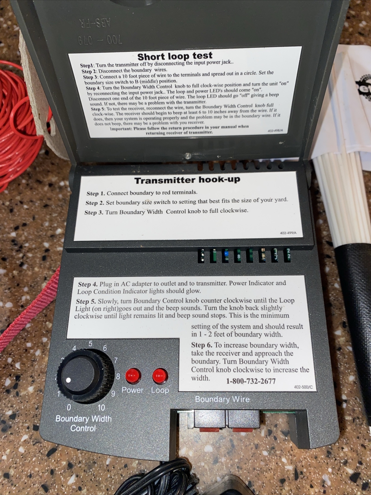 Pet Safe Containment System Radio Fence Dog Collar Wire Flag