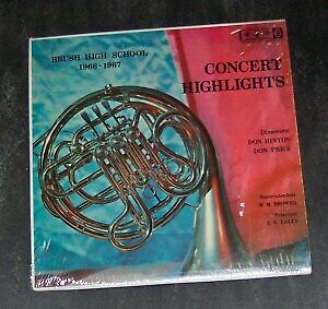 Brush High School Concert Highlights 1966-1967 conducted by Don Hinton. LP - Afbeelding 1 van 1