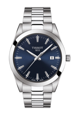 TISSOT GENTLEMAN Blue Dial Stainless Steel Men's Watch T127.410.11.041.00