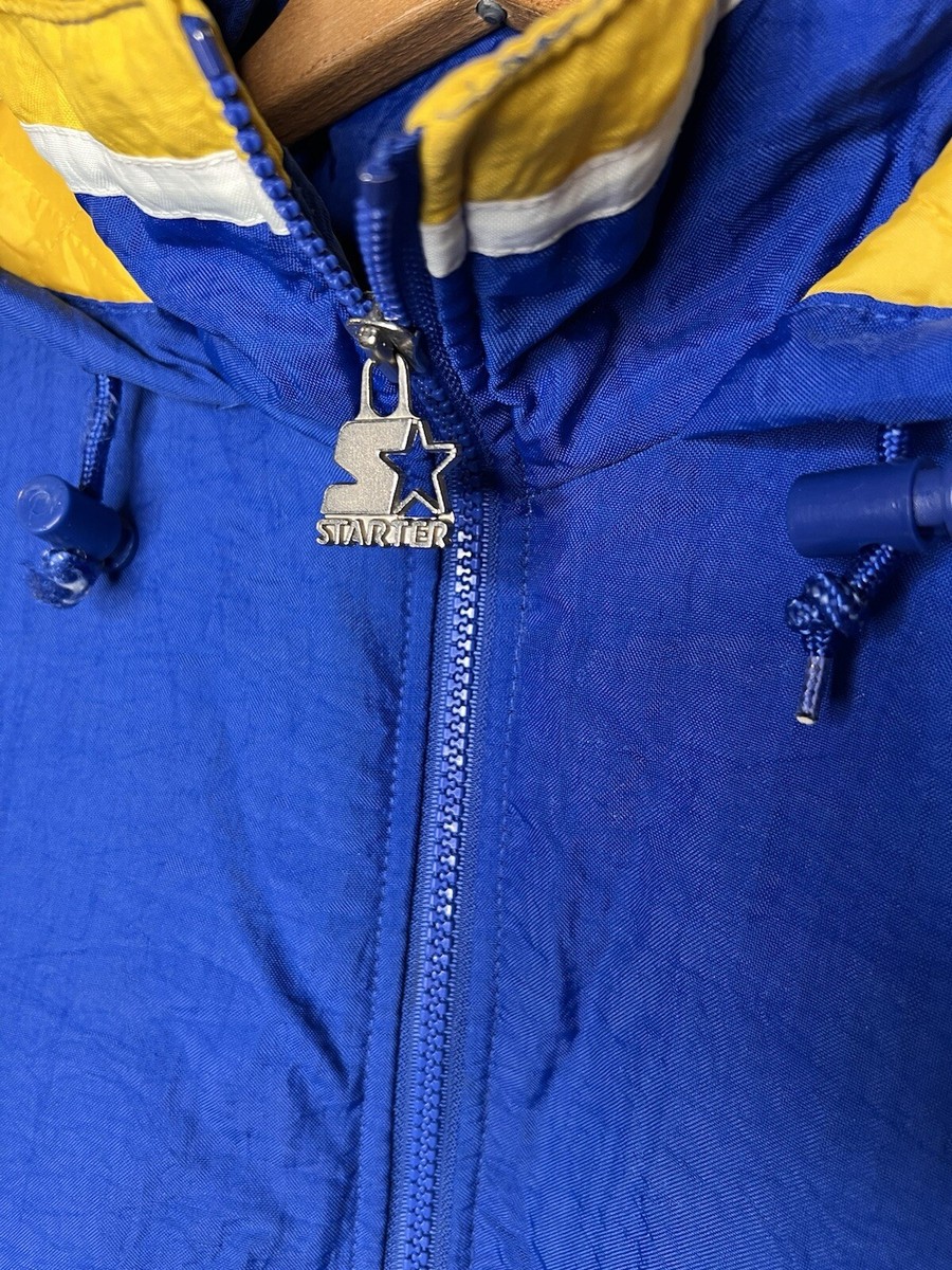 LA RAMS VINTAGE STARTER PULLOVER JACKET Sz XXL | eBay