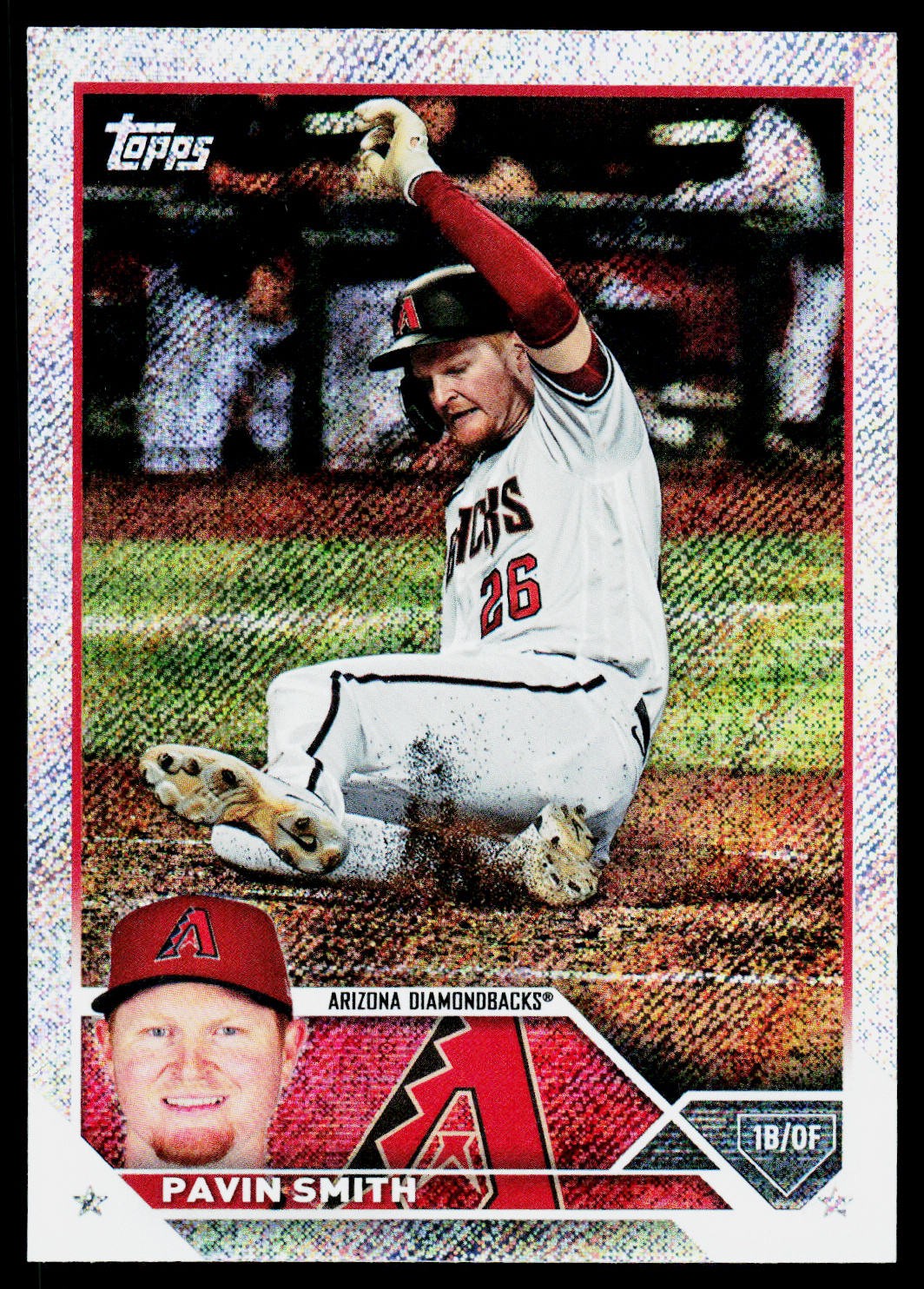 2023 Topps Foilboard Retail Pavin Smith #312 SN 557/608 Arizona Diamondbacks
