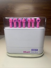 CONAIR Hot Sticks Hair Setter 14 Flexible Heated Rollers HS18R Pink Purple Vint