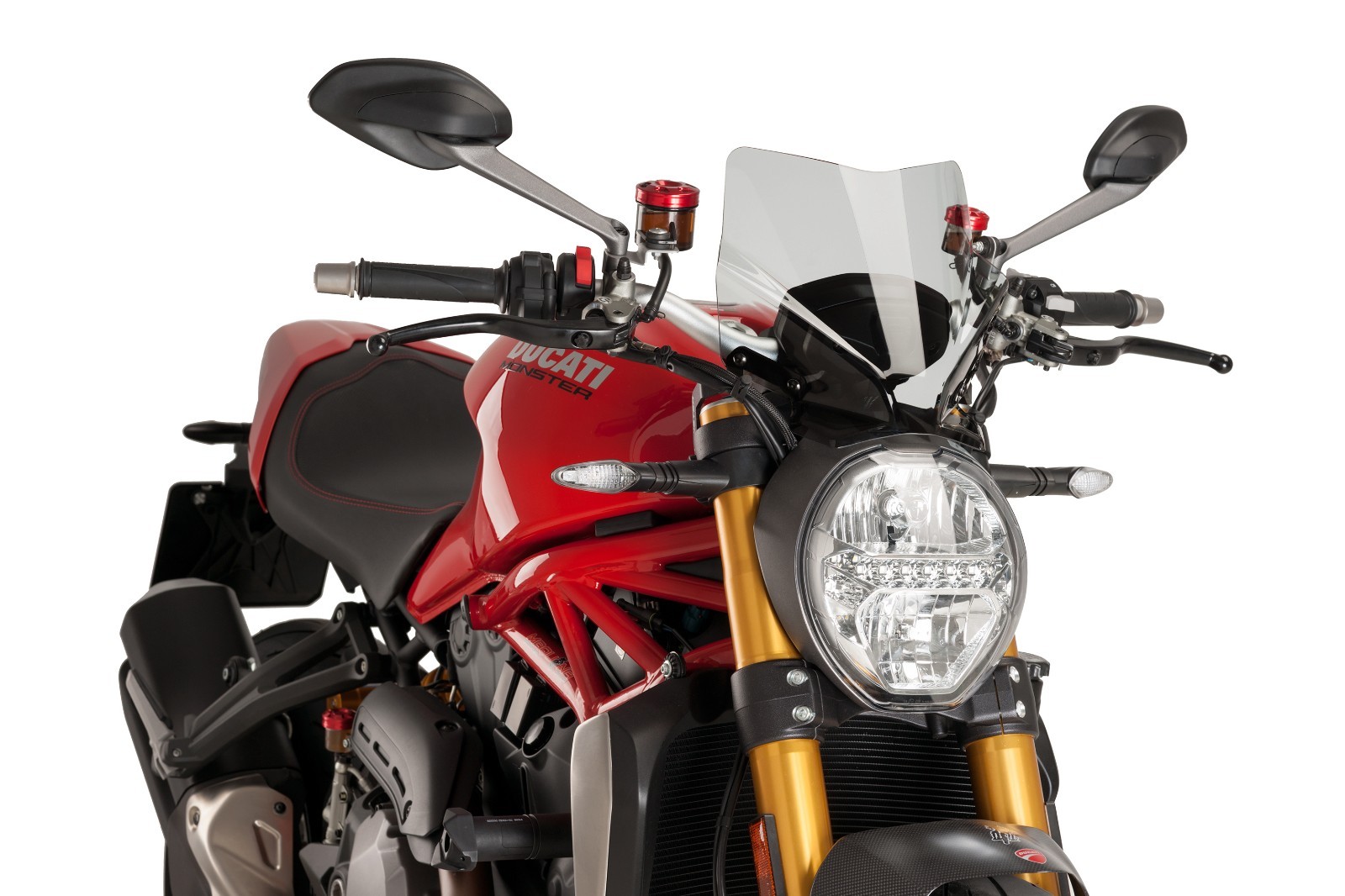 Saute-vent carbone DUCATI MONSTER 821 DARK 2016 finition premium