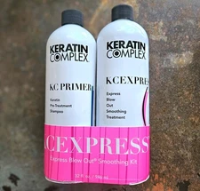 Keratin Complex KC PRIMER Shampoo KC EXPRESS Blow Out 32 oz Ttl. NEW!