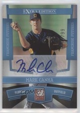 2010 Donruss Elite Extra Edition 601/799 Mark Canha #75 Auto k4c