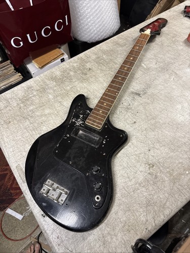 1960s Teisco Del Rey Kawai short scale Japan Electric Bass Guitar Husk Luthier