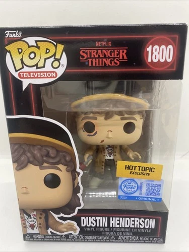 Funko Pop! Vinyl: Stranger Things Dustin Henderson Hot Topic (Exclusive) #1800