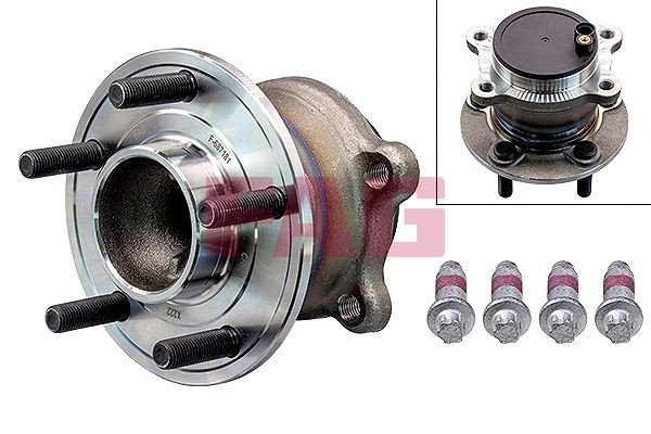 Schaeffler Fag 713 6791 80 Radlagersatz Hinten FüR Ford-image