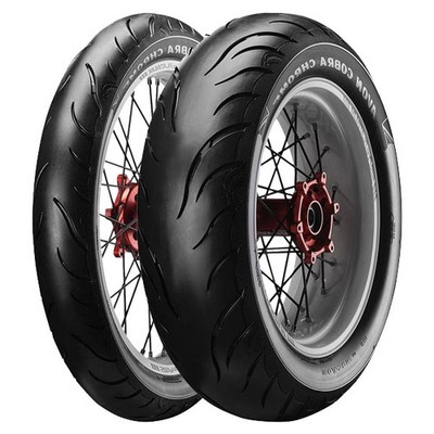 PAAR MOTORRADREIFEN AVON 130/80-17 COBRA CHROME AV91 + 230/60-15 COBRA CHROME A