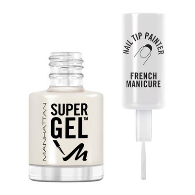 Super Gel Nagellack 090 Porcelain 12ml French Manicure langanhaltend MANHATTAN