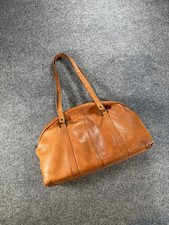 Vintage Large Leather Tote Bag Brazil Baseball Glove Classic Travel