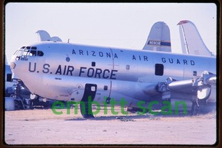 Original Slide USAF Arizona ANG Boeing C 97G Stratofreighter "City of Tucson"
