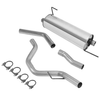 Middle + Muffler + Tail Pipe Exhaust System For Ford F150 2004-08 2005 2006 2007