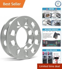 2 Pcs Die Cast Wheel Spacers 8mm Thick for Improved Vehicle Stability