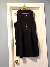 Quince 100% Organic Cotton Gauze Sleeveless Swing Dress - New with tags - L